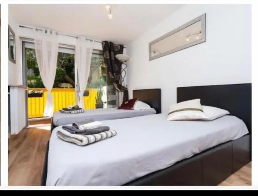 דירה ניס Magnificent 3 Rooms-Sea View-Terrace-Pool צרפת